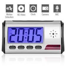 Hidden Table Clock Camera With Remote